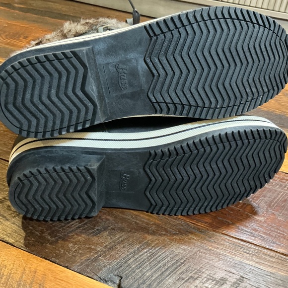 G.H. Bass & Co. Juno Duck Boots | Women’s Size 11M | Gray & Black Faux Fur Trim - Picture 8 of 10